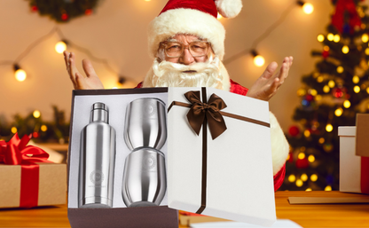 Insulated Wine Bottle & Tumblers Gift Set