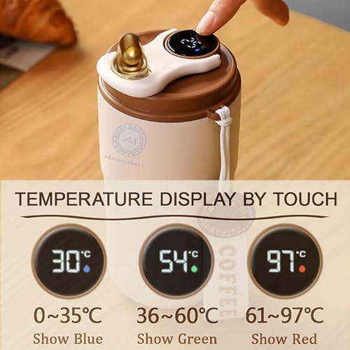 Insulated Travel Mug with LED Temperature Display