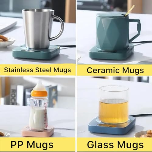 Coffee Mug Warmer with Mug Set